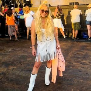 Understated Leather Howdy Skirt